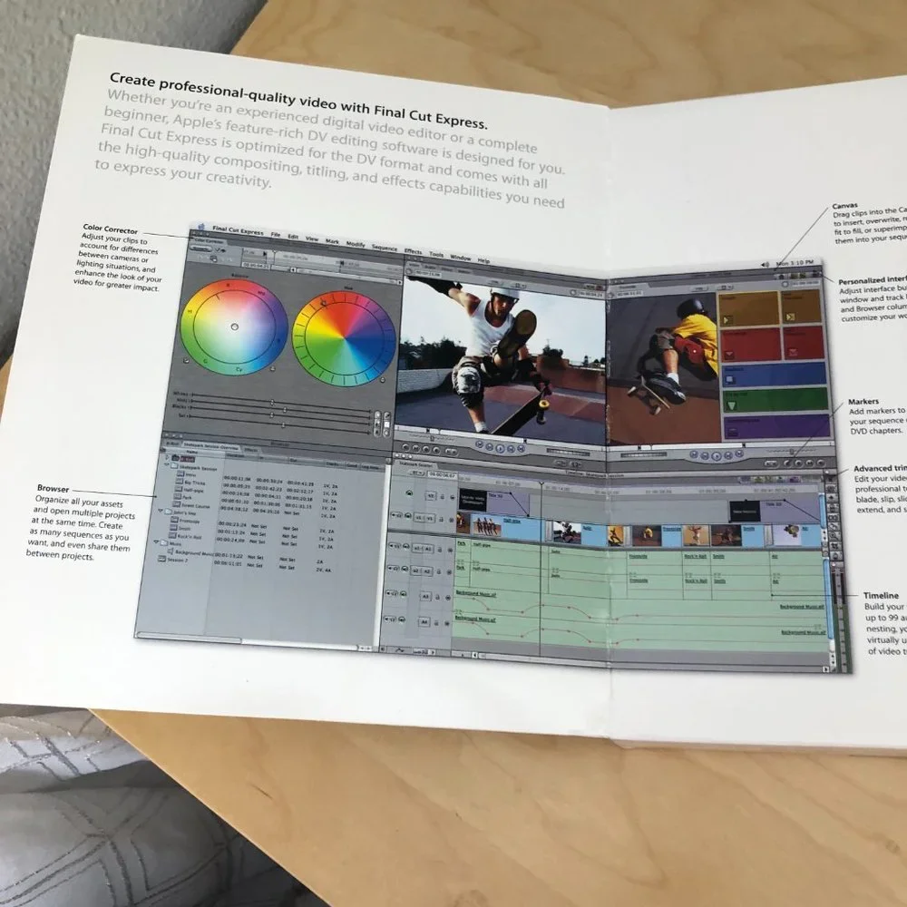 Final Cut Express 2.0 (Mac) Apple Video Editing